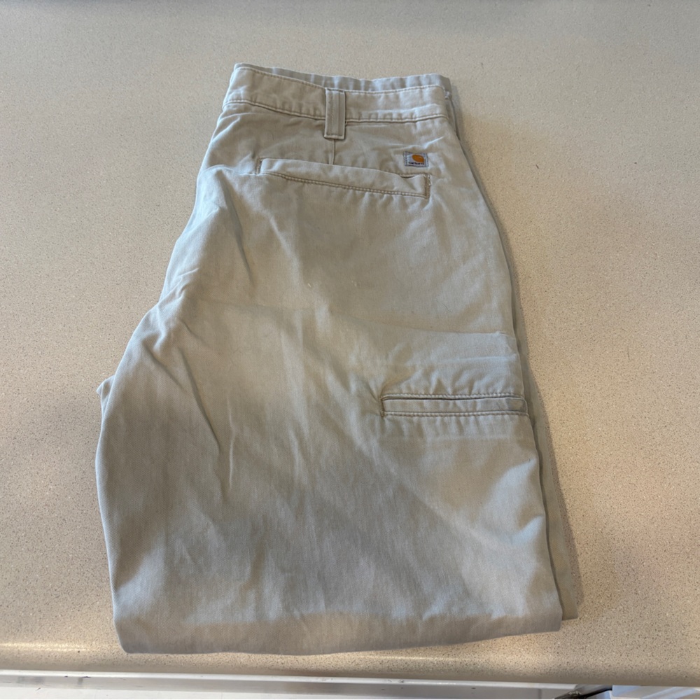 Carhartt Gray Chinos Durable Cotton Blend